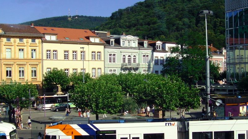 Bismarckplatz am Westrand der Altstadt